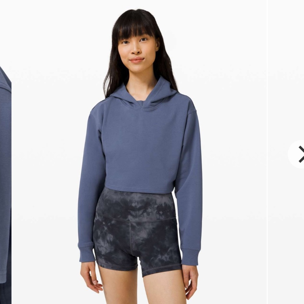 Lululemon | All Yours Cropped Hoodie *Ink Blue